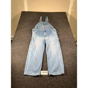 Liberty Carpenter Bib Overalls Mens 38x24 Blue Denim Workwear Utility Pockets